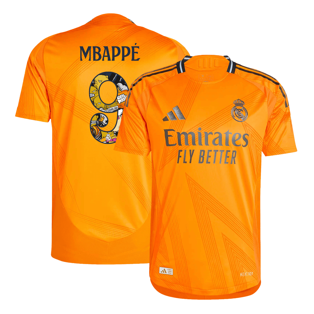 Real Madrid MBAPPÉ #9 Away Jersey Authentic 2024/25 - Football Shirt | SmartJerseys | Official Quality