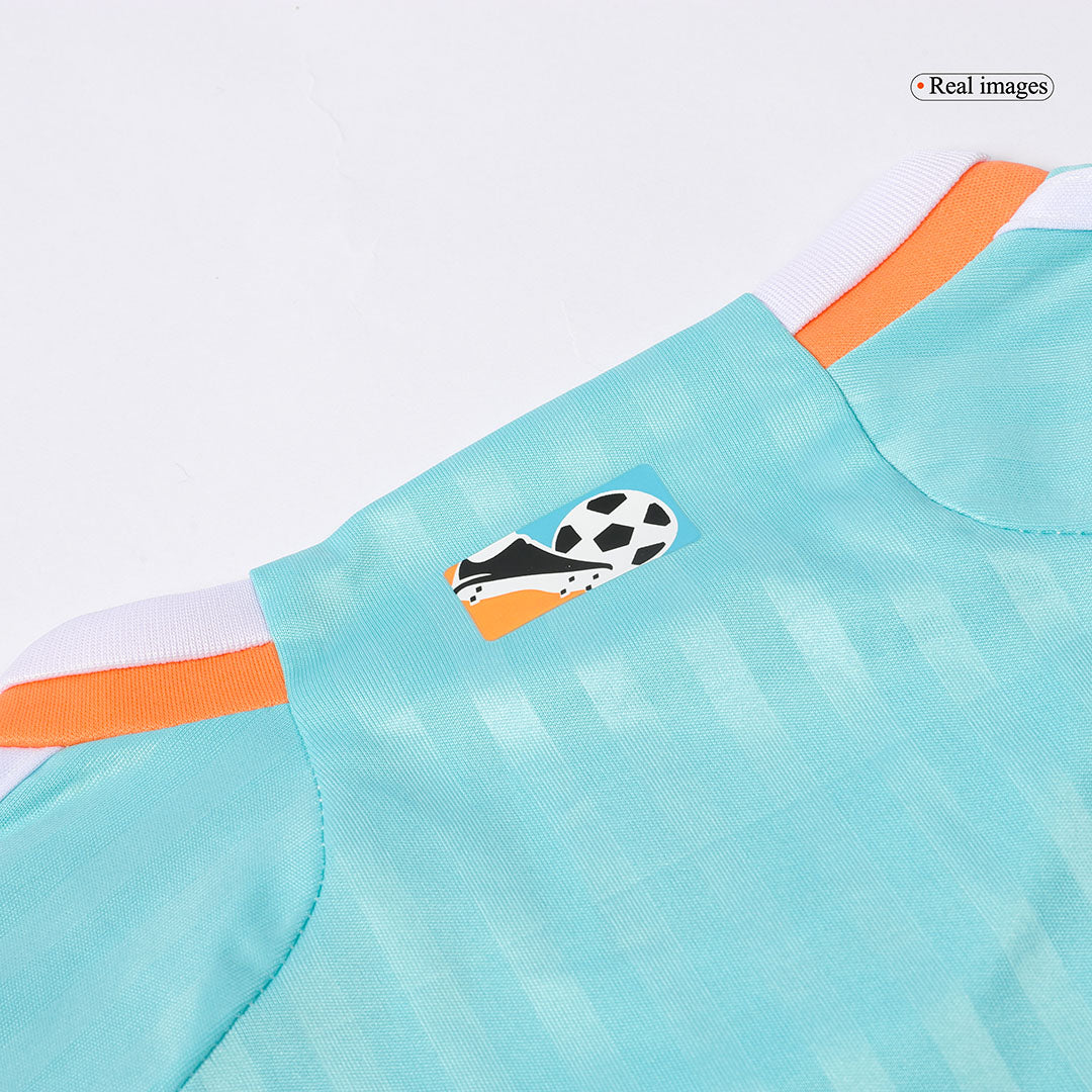 Camiseta de visitante del Inter Miami CF 2024 para niños (camiseta y pantalón corto)