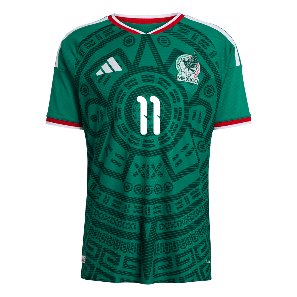 Camiseta de fútbol local de México S.GIMENEZ #11 auténtica 2026