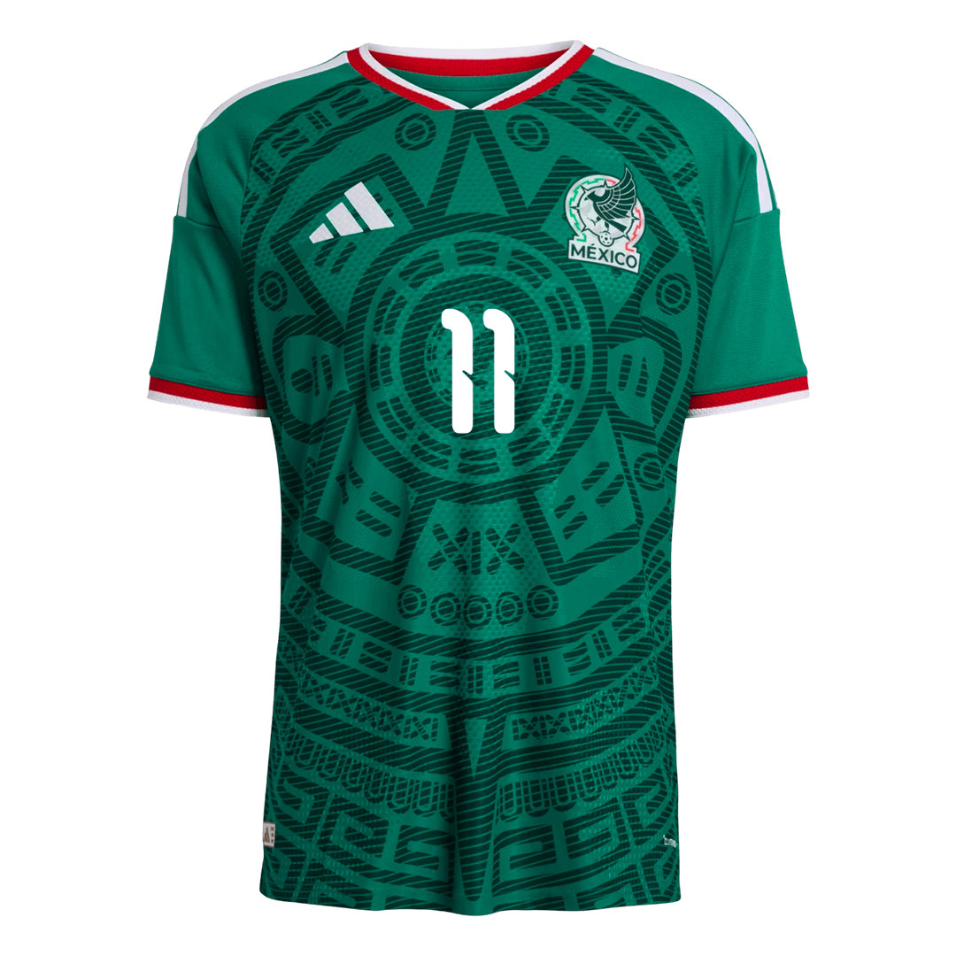 Camiseta de fútbol local de México S.GIMENEZ #11 auténtica 2026