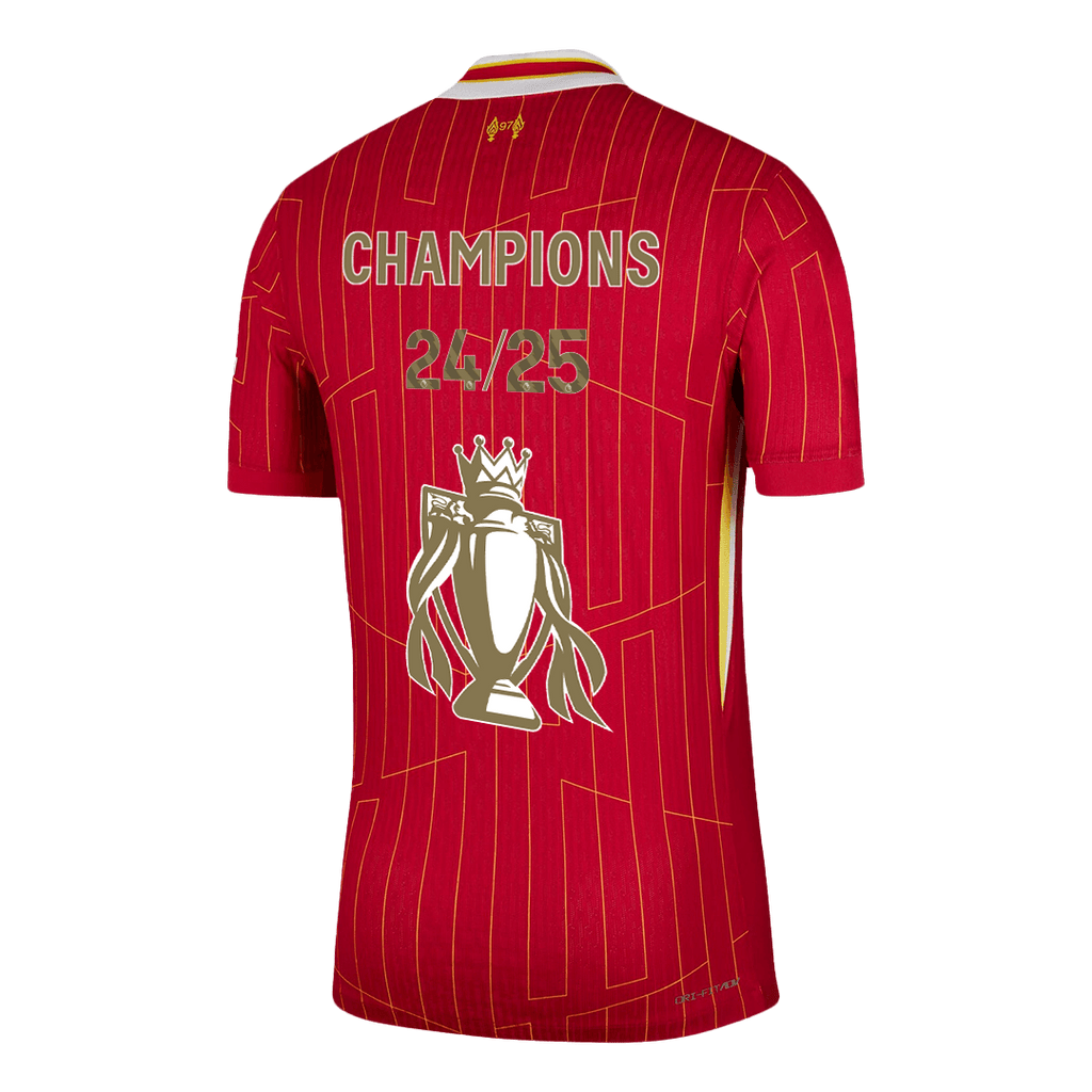 Liverpool Home Soccer Jersey Authentic 2024/25 CHAMPIONS 24/25