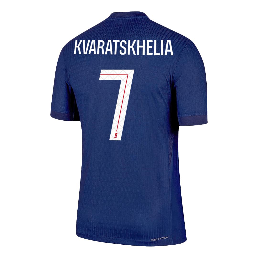 Maillot domicile authentique PSG KVARATSKHELIA n°7 2025/26