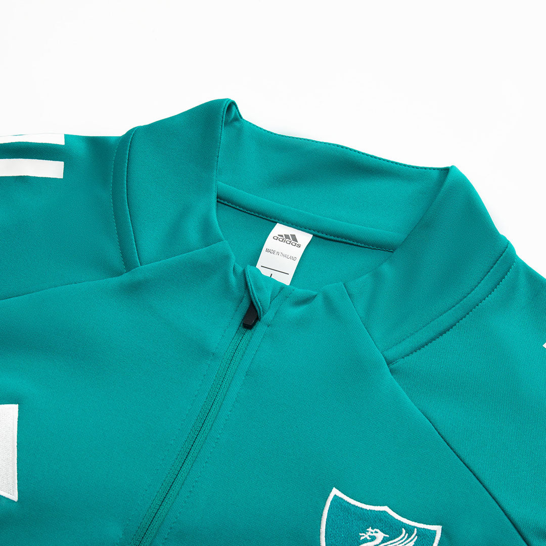 Kid's Liverpool Zipper Sweatshirt Kit(Top+Pants) 25/26 Green