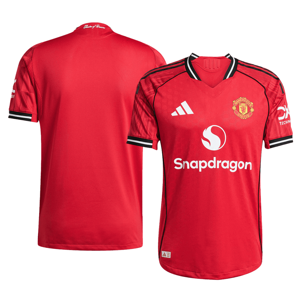 Authentic Manchester United Home Soccer Jersey 2025/26 Red
