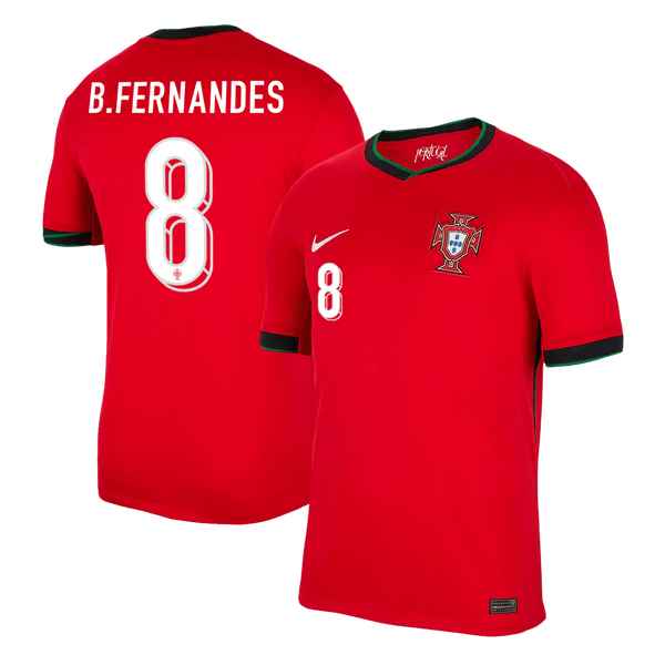 Portugal B.FERNANDES #8 Home Jersey EURO 2024 - Football Shirt | SmartJerseys | Official Quality