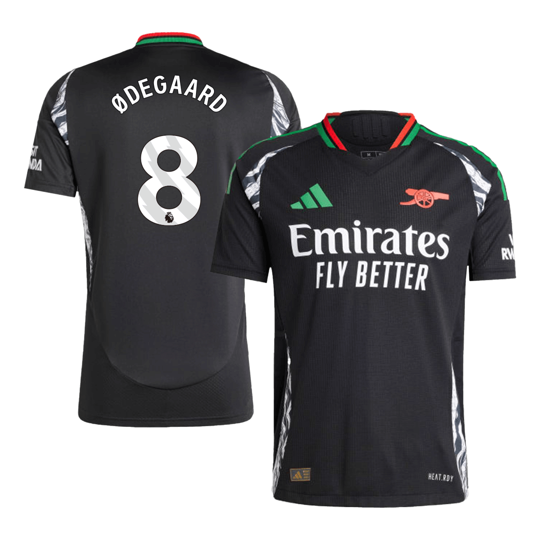 Arsenal ØDEGAARD #8 Away Soccer Jersey Authentic 2024/25 - Football Shirt | SmartJerseys | Official Quality