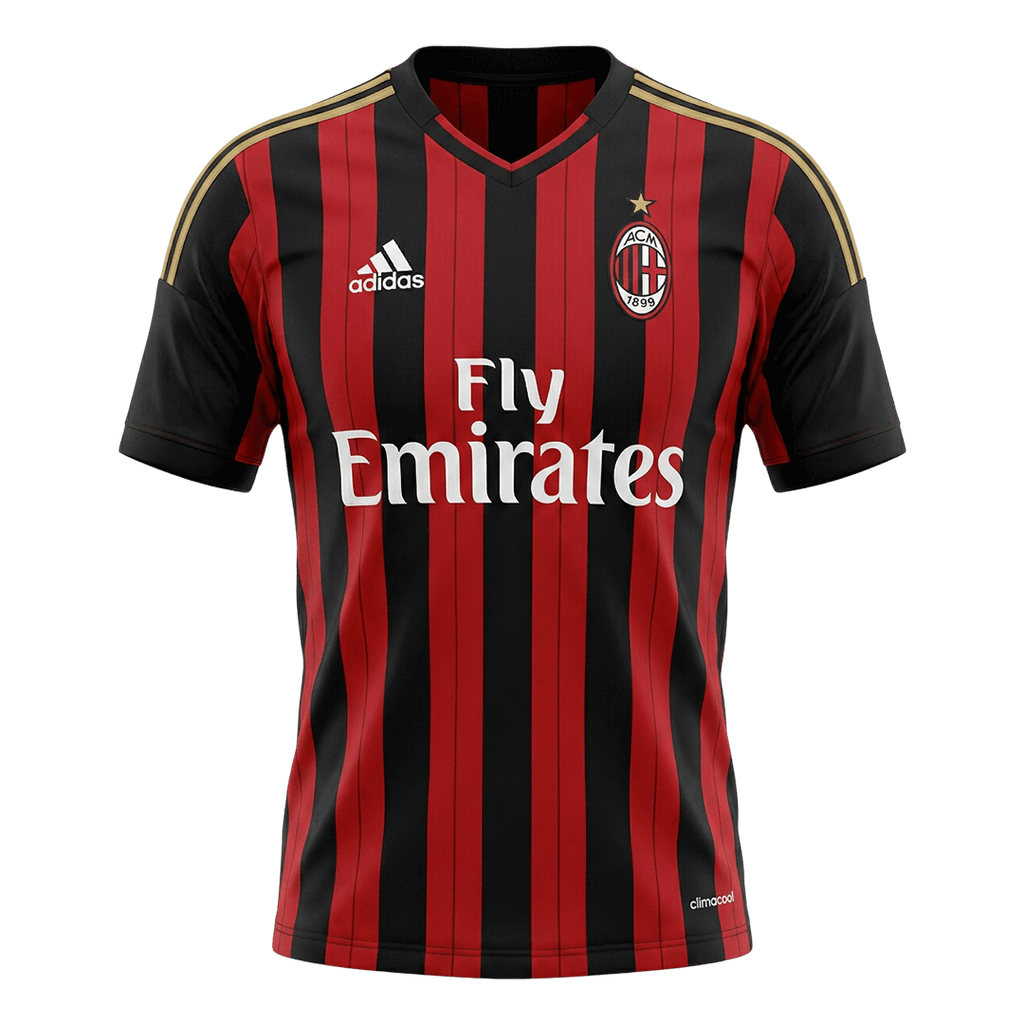 Maillot domicile rétro de l'AC Milan 2013/14