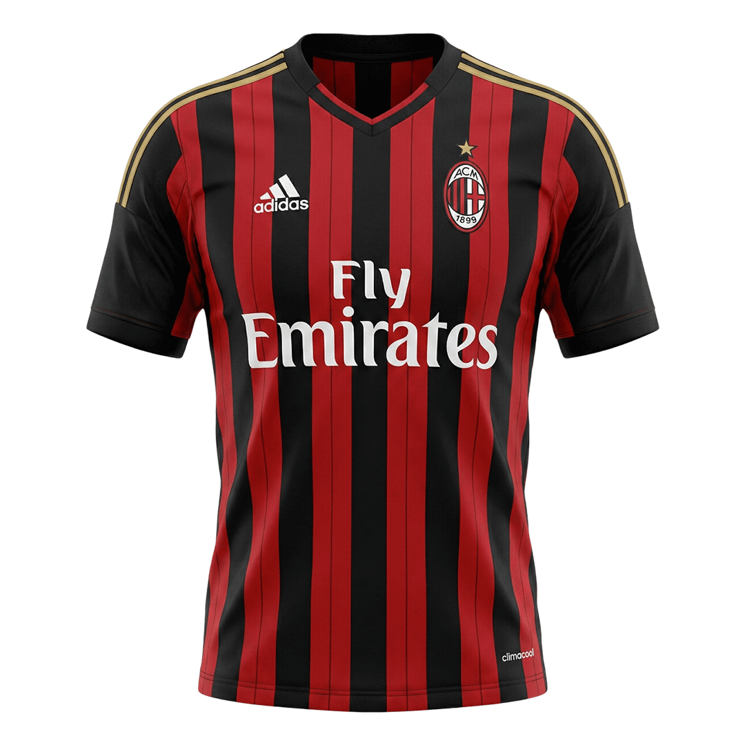 Maillot domicile rétro de l'AC Milan 2013/14