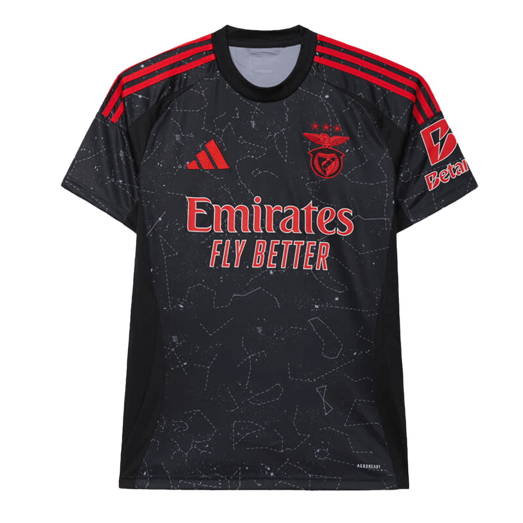 Benfica Away Custom Soccer Jersey 2024/25 - Football Shirt | SmartJerseys | Official Quality