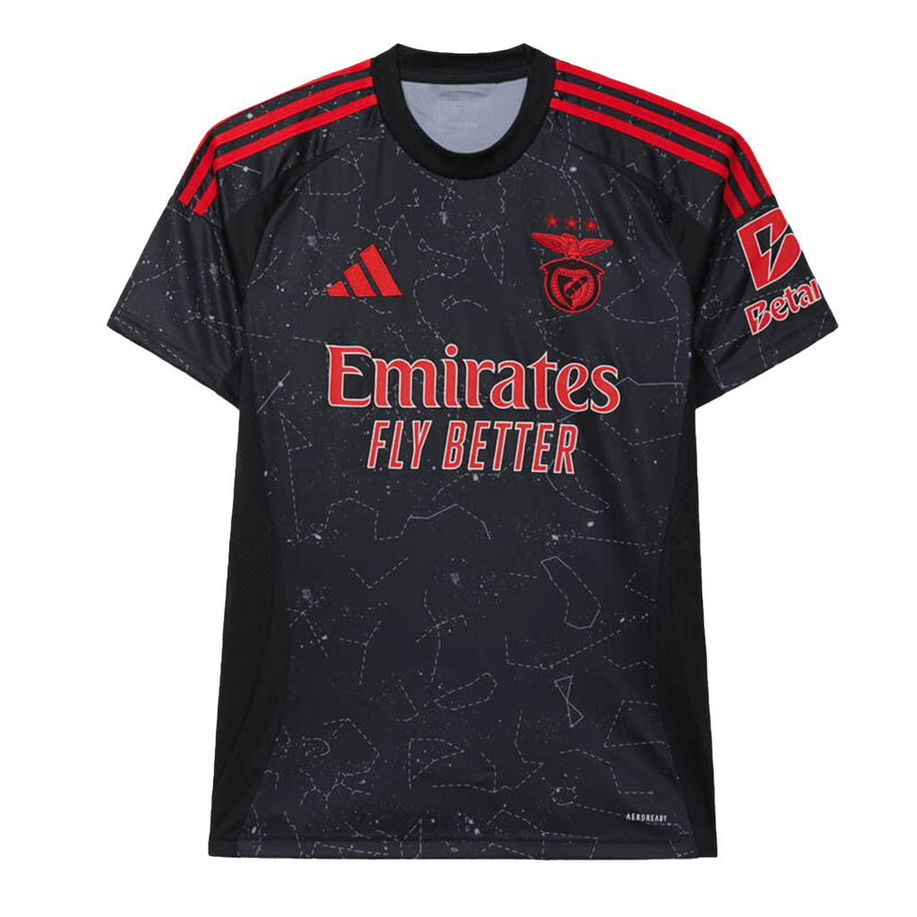 Benfica Away Custom Soccer Jersey 2024/25 - Football Shirt | SmartJerseys | Official Quality
