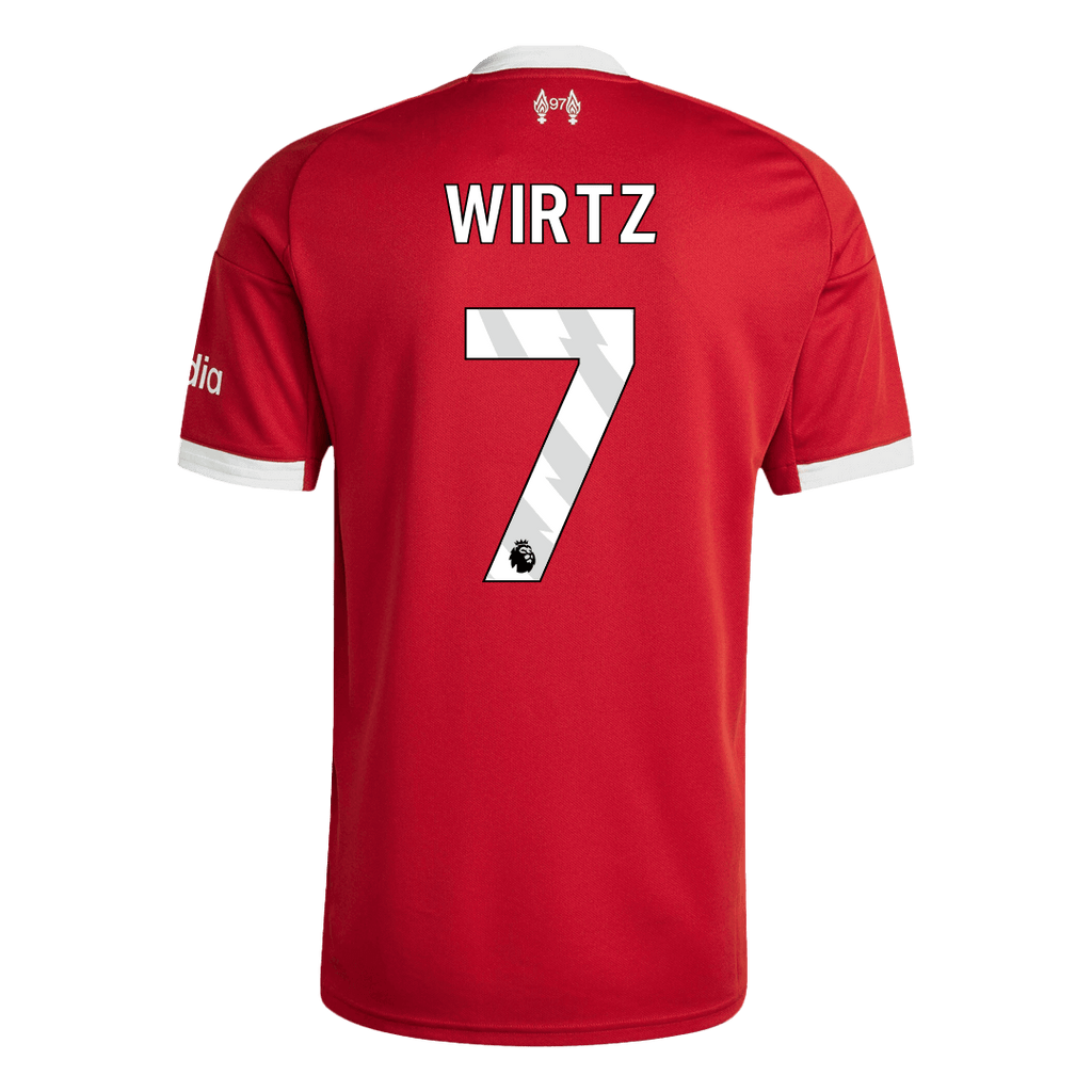 Liverpool WIRTZ #7 Home Soccer Jersey 2025/26