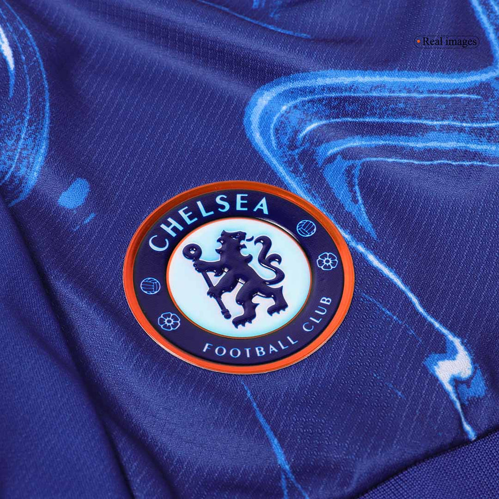 Kit de camiseta local del Chelsea 2024/25 para niños (camiseta y pantalones cortos)