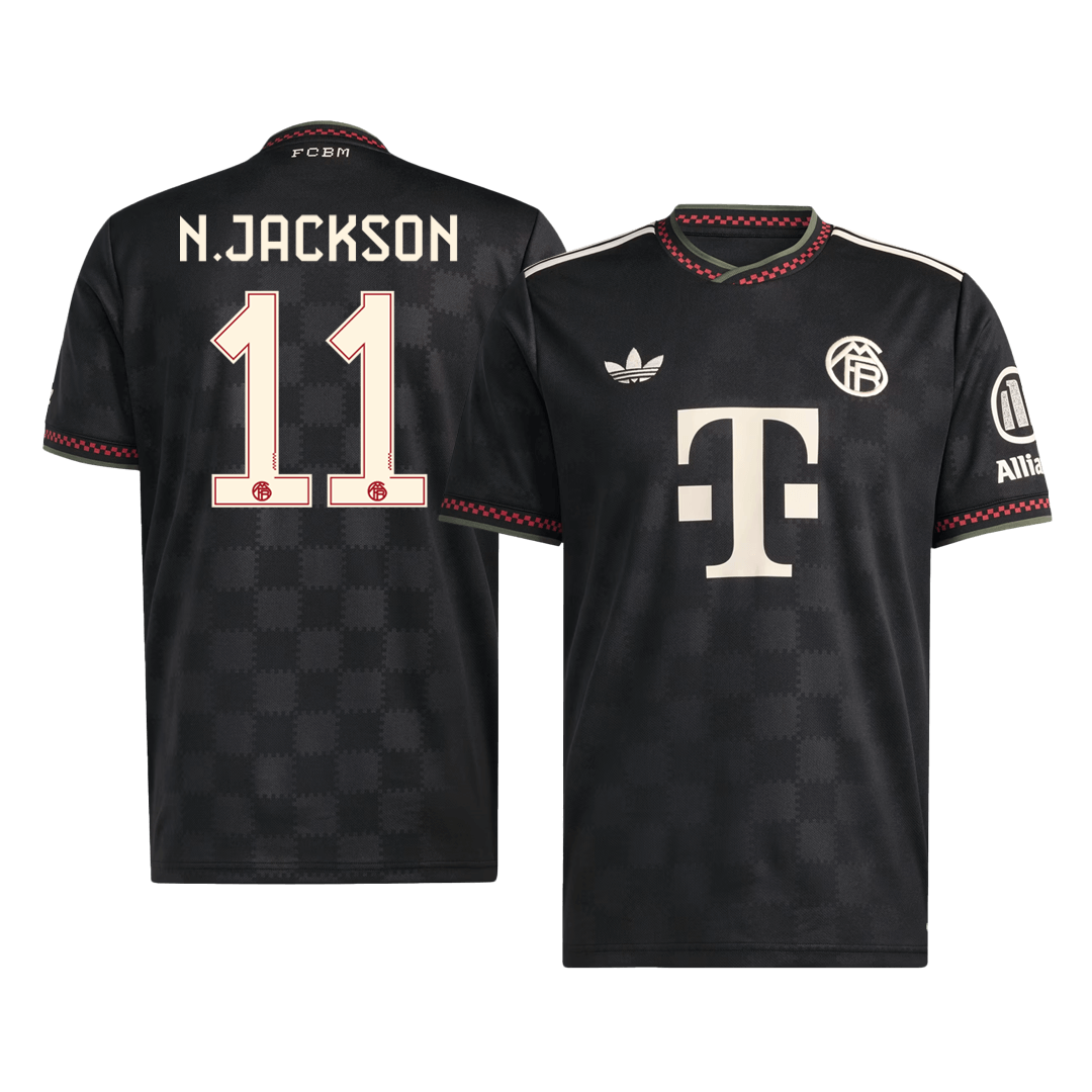 Bayern Munich N.JACKSON #11 Third Away Soccer Jersey 2025/26 - Football Shirt | SmartJerseys | Official Quality