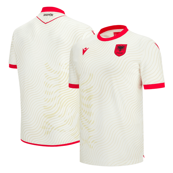 Albania Away Soccer Jersey World Cup 2026 White