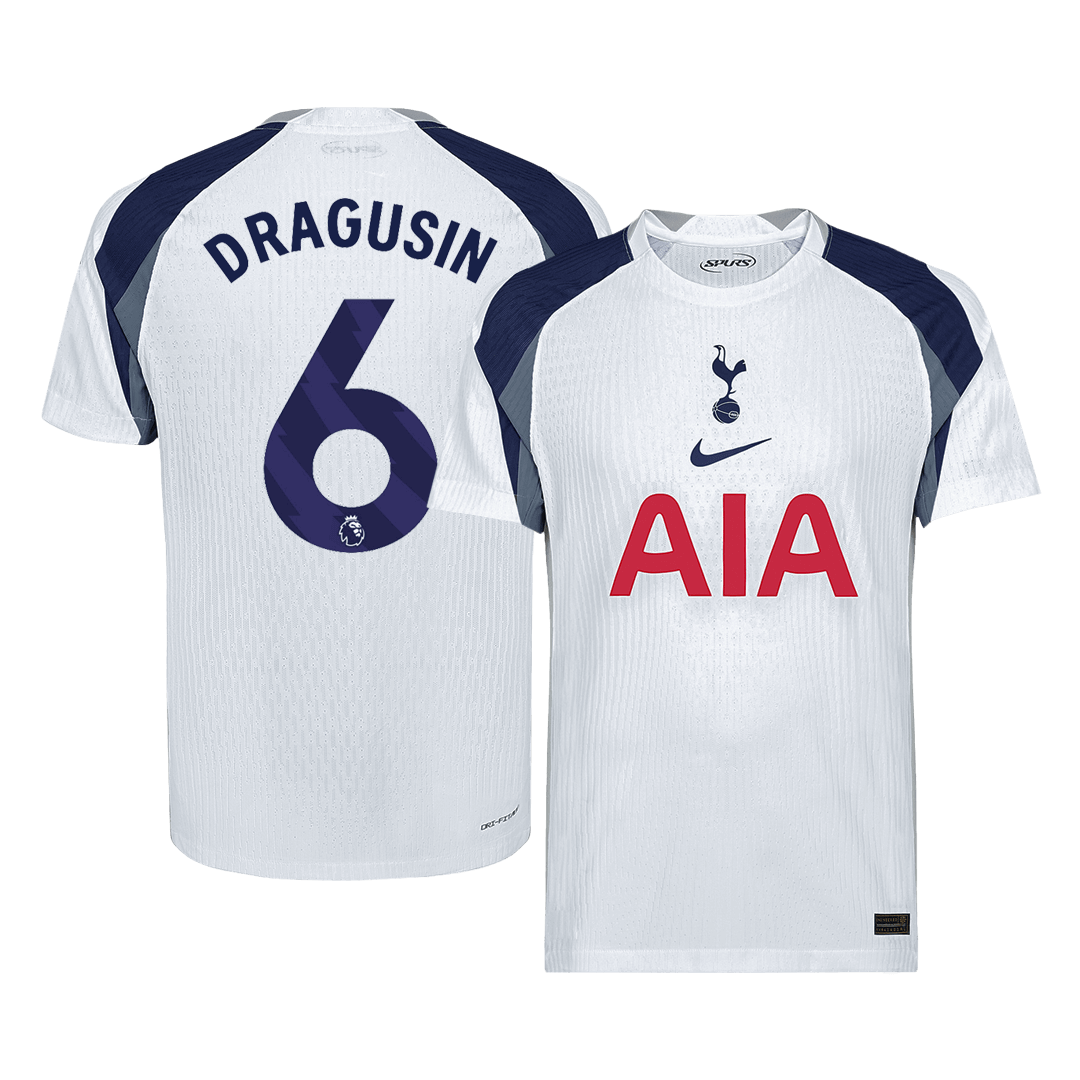 Tottenham Hotspur DRAGUSIN #6 Home Soccer Jersey Authentic 2025/26 - Football Shirt | SmartJerseys | Official Quality