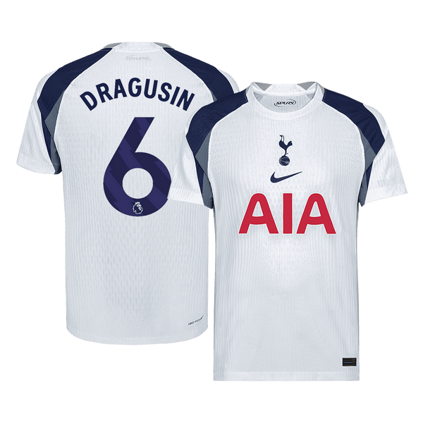 Tottenham Hotspur DRAGUSIN #6 Home Soccer Jersey Authentic 2025/26 - Football Shirt | SmartJerseys | Official Quality