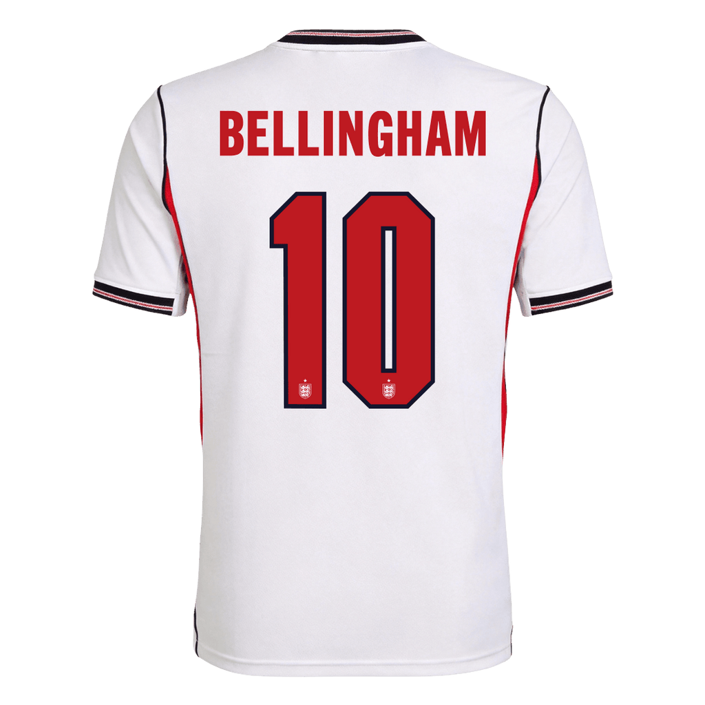 BELLINGHAM #10 England Home Soccer Jersey World Cup 2026 White