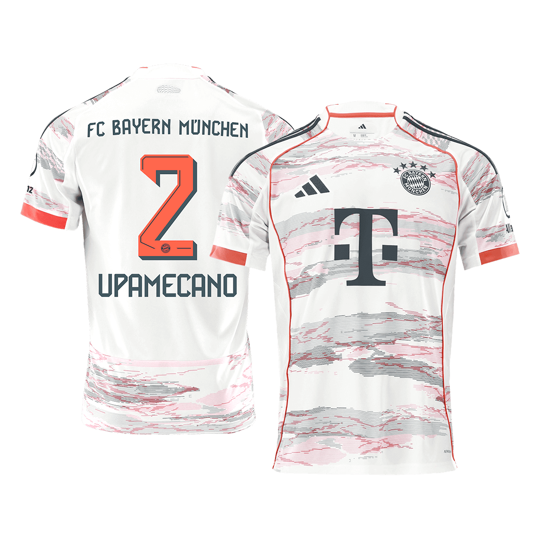 Bayern Munich UPAMECANO #2 Away Soccer Jersey 2025/26 - Football Shirt | SmartJerseys | Official Quality