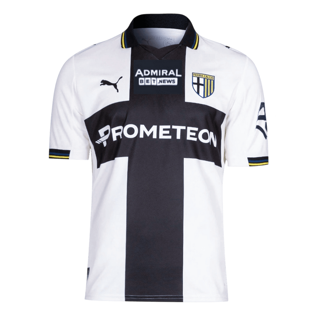 Parma Calcio 1913 Home Soccer Jersey 2025/26 - Football Shirt | SmartJerseys | Official Quality
