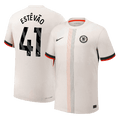 ESTÊVÃO #41 Authentic Chelsea Away Soccer Jersey 2025/26 White - Football Shirt | SmartJerseys | Official Quality