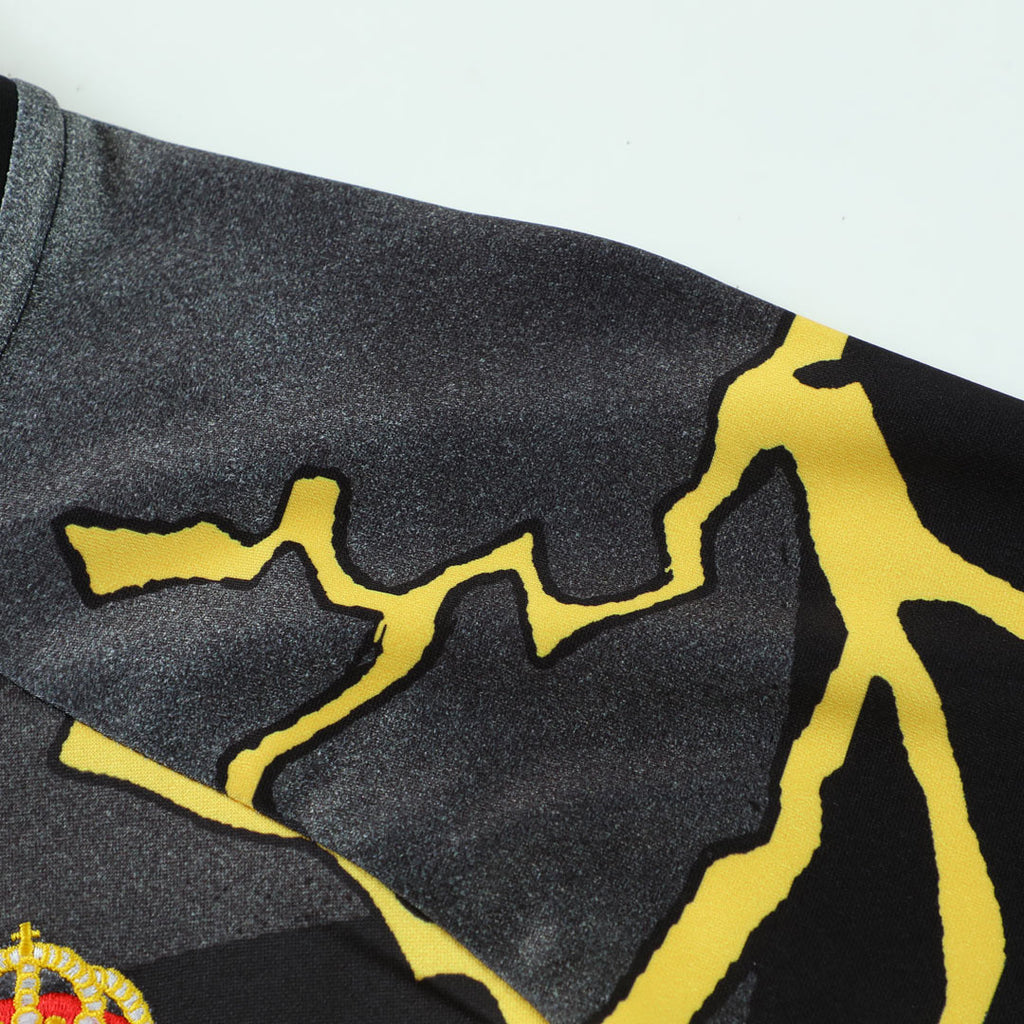 Kid's Real Madrid x MARVEL Zipper Sweatshirt Kit(Top+Pants) 25/26 Black