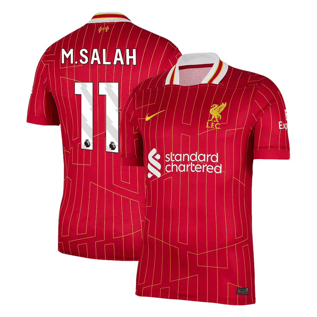 Liverpool M.SALAH #11 Home Soccer Jersey 2024/25 - Football Shirt | SmartJerseys | Official Quality