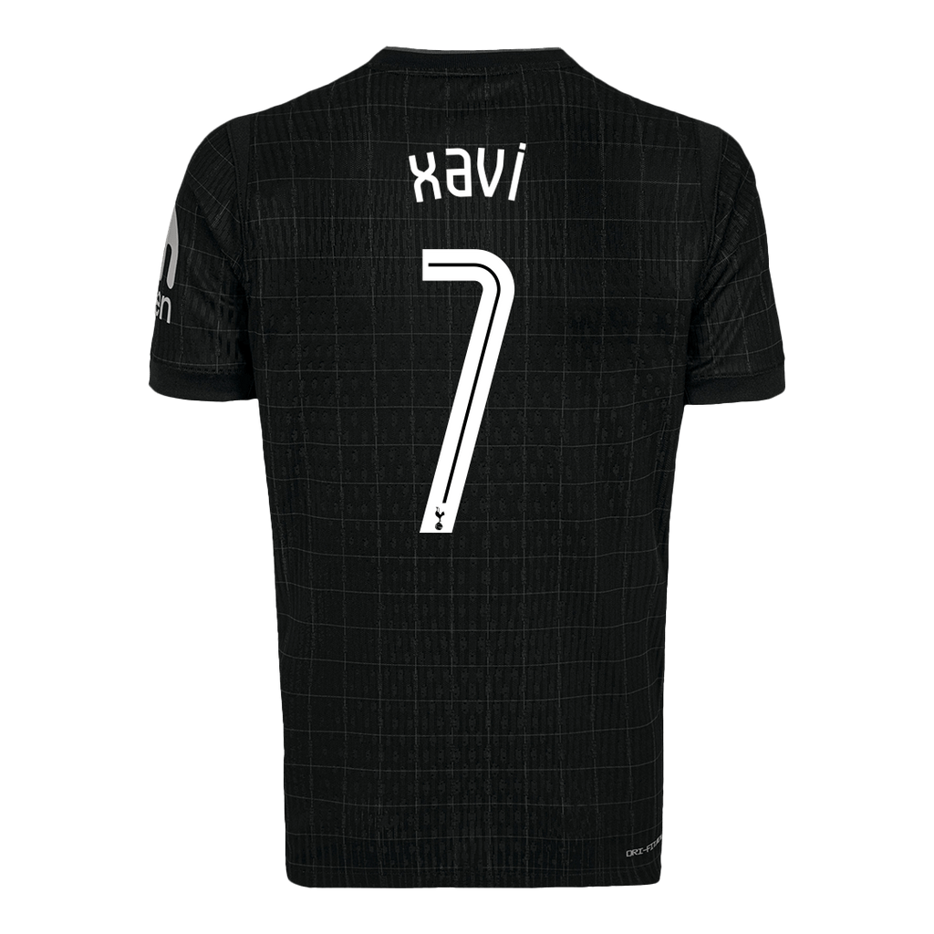 Tottenham Hotspur XAVI #7 Away Soccer Jersey 2025/26 - UCL Edition