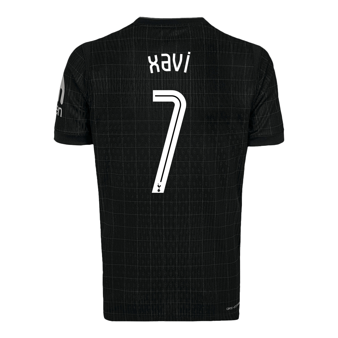 Tottenham Hotspur XAVI #7 Away Soccer Jersey 2025/26 - UCL Edition