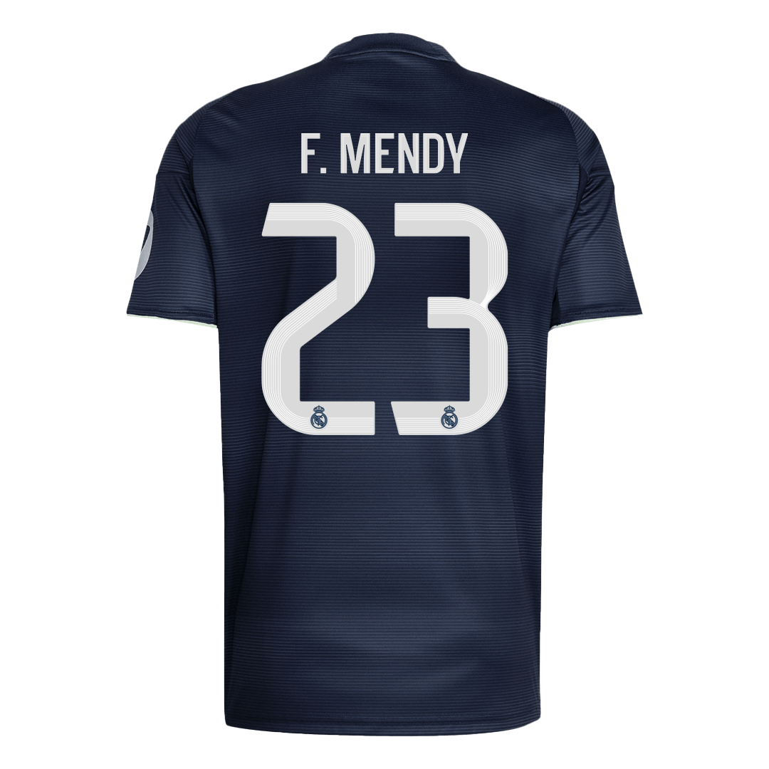 Camiseta de visitante del Real Madrid F.MENDY #23 2025/26