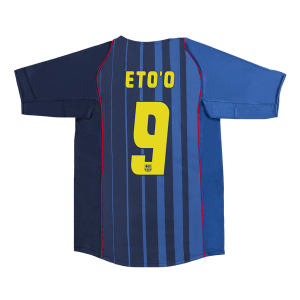 Barcelona ETO'O #9 Away Soccer Jersey Retro 2004/05 - Football Shirt | SmartJerseys | Official Quality