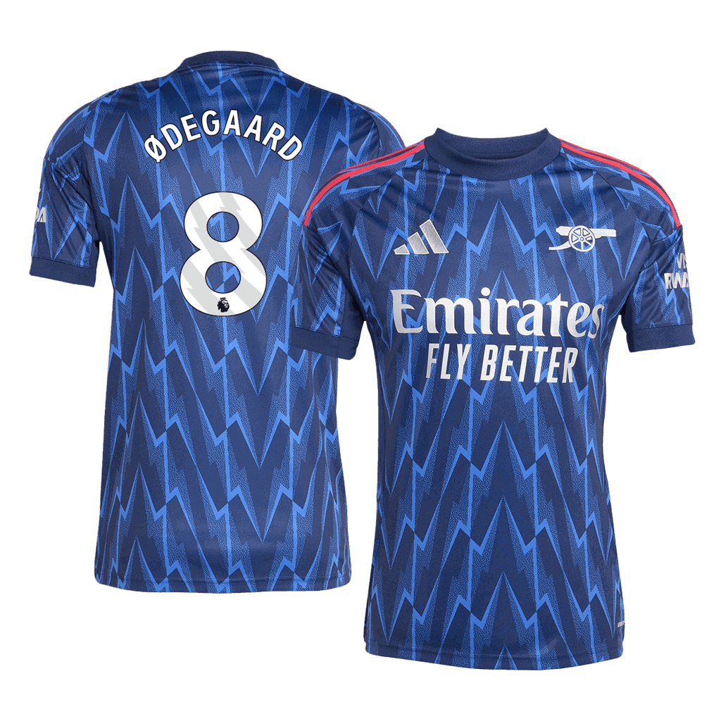 Arsenal ØDEGAARD #8 Away Soccer Jersey 2025/26 - Football Shirt | SmartJerseys | Official Quality