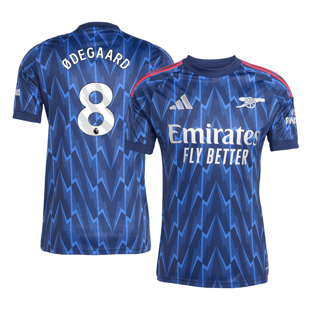 Arsenal ØDEGAARD #8 Away Soccer Jersey 2025/26 - Football Shirt | SmartJerseys | Official Quality