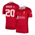 Liverpool DIOGO J. #20 Home Soccer Jersey Authentic 2024/25 - UCL Edition - Football Shirt | SmartJerseys | Official Quality