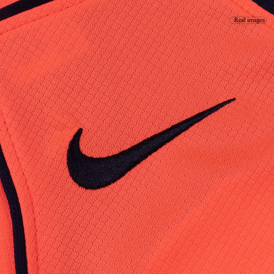 Maillot extérieur troisième du FC Barcelone pour enfant, saison 25/26, orange