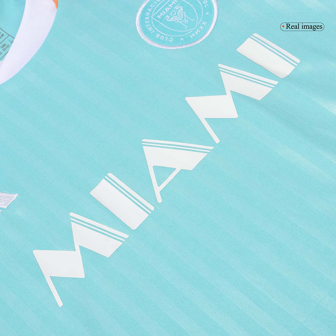 Camiseta de visitante del Inter Miami CF 2024 para niños (camiseta y pantalón corto)
