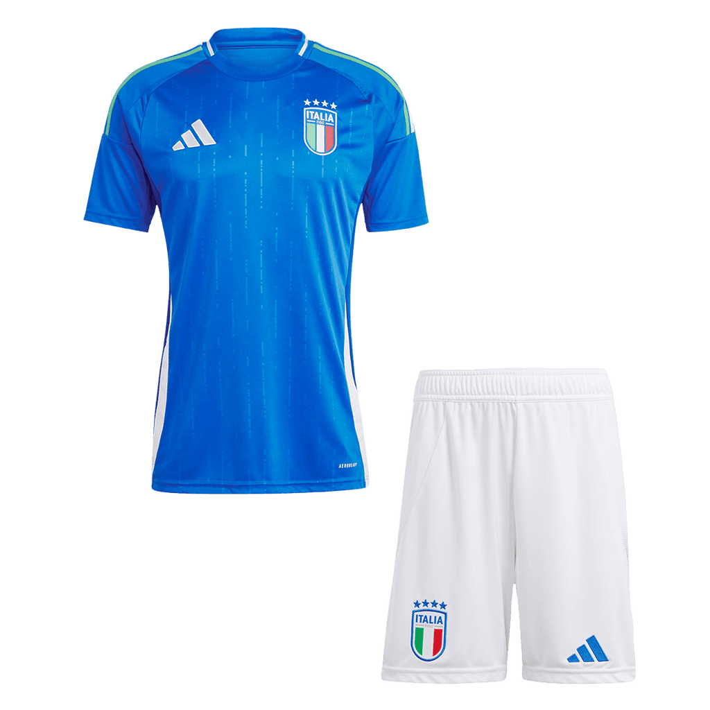 Italy Home Jersey Kit EURO 2024 (Jersey+Shorts) - Football Shirt | SmartJerseys | Official Quality