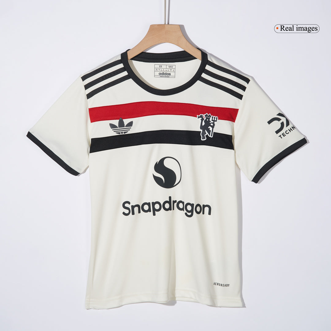 Manchester United Third Away Soccer Jersey Kit  Kids(Jersey+Shorts)