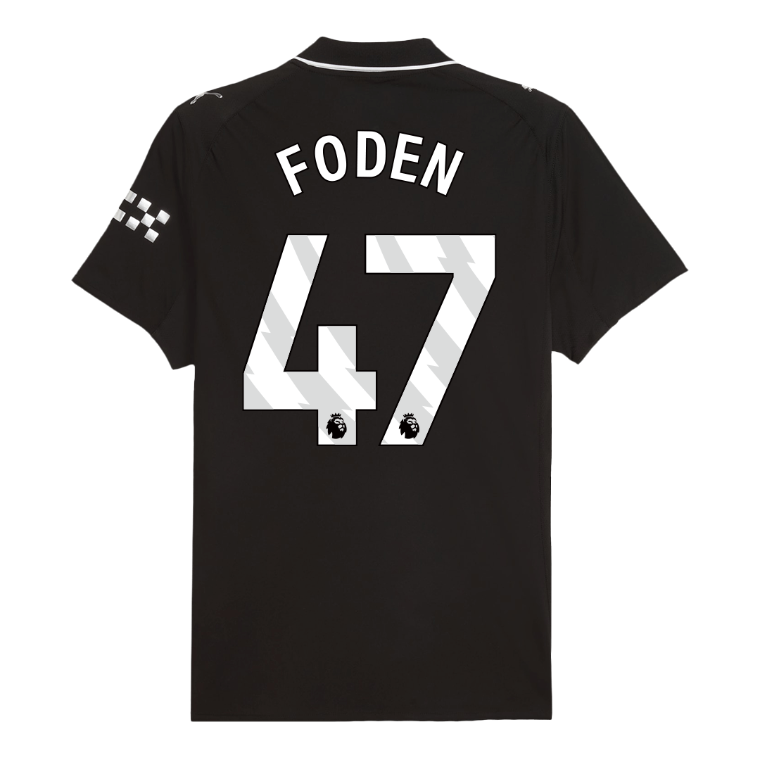 Manchester City FODEN #47 Away Soccer Jersey Authentic 2025/26