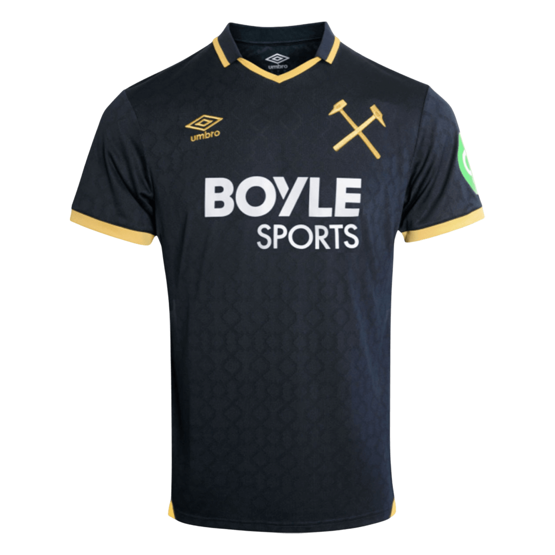 West Ham United Third Away Soccer Jersey 2025/26 - Football Shirt | SmartJerseys | Official Quality
