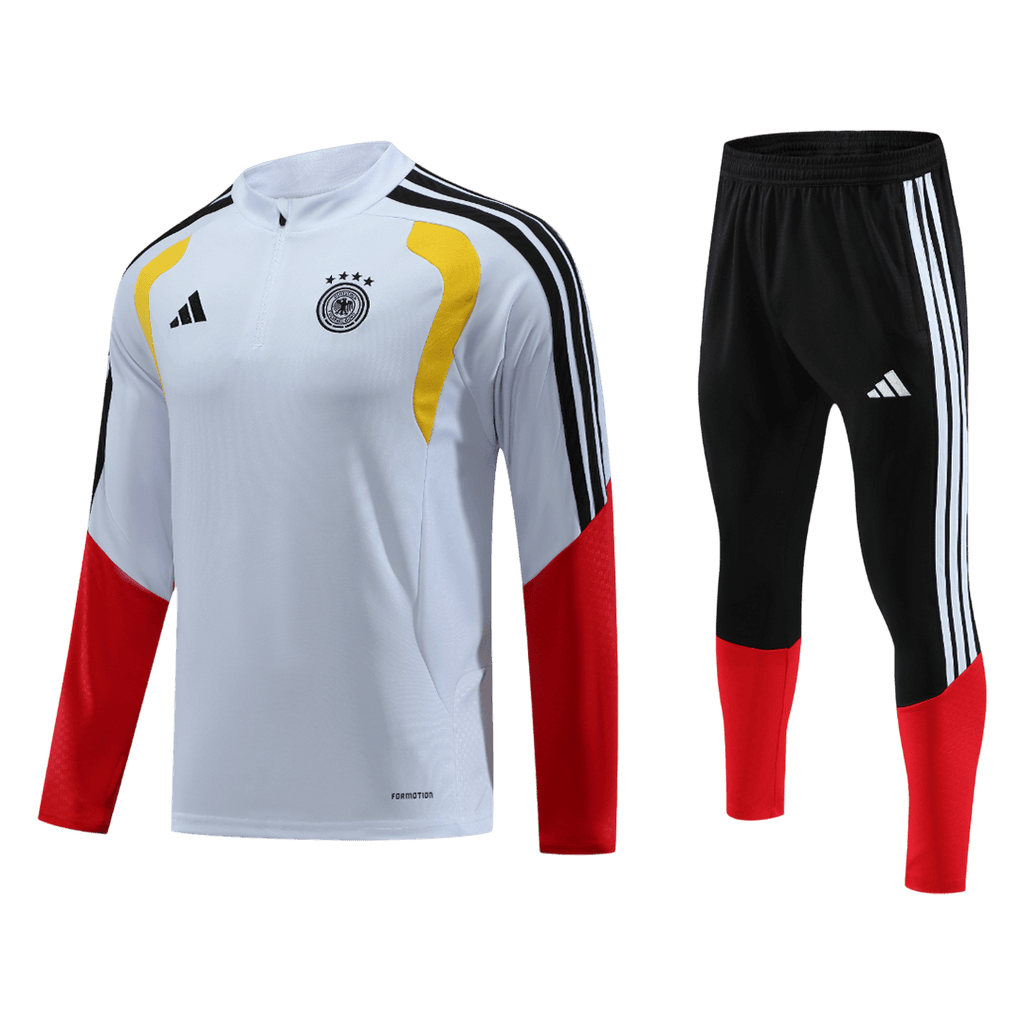 Kid's Germany Zipper Sweatshirt Kit(Top+Pants) 2026 White