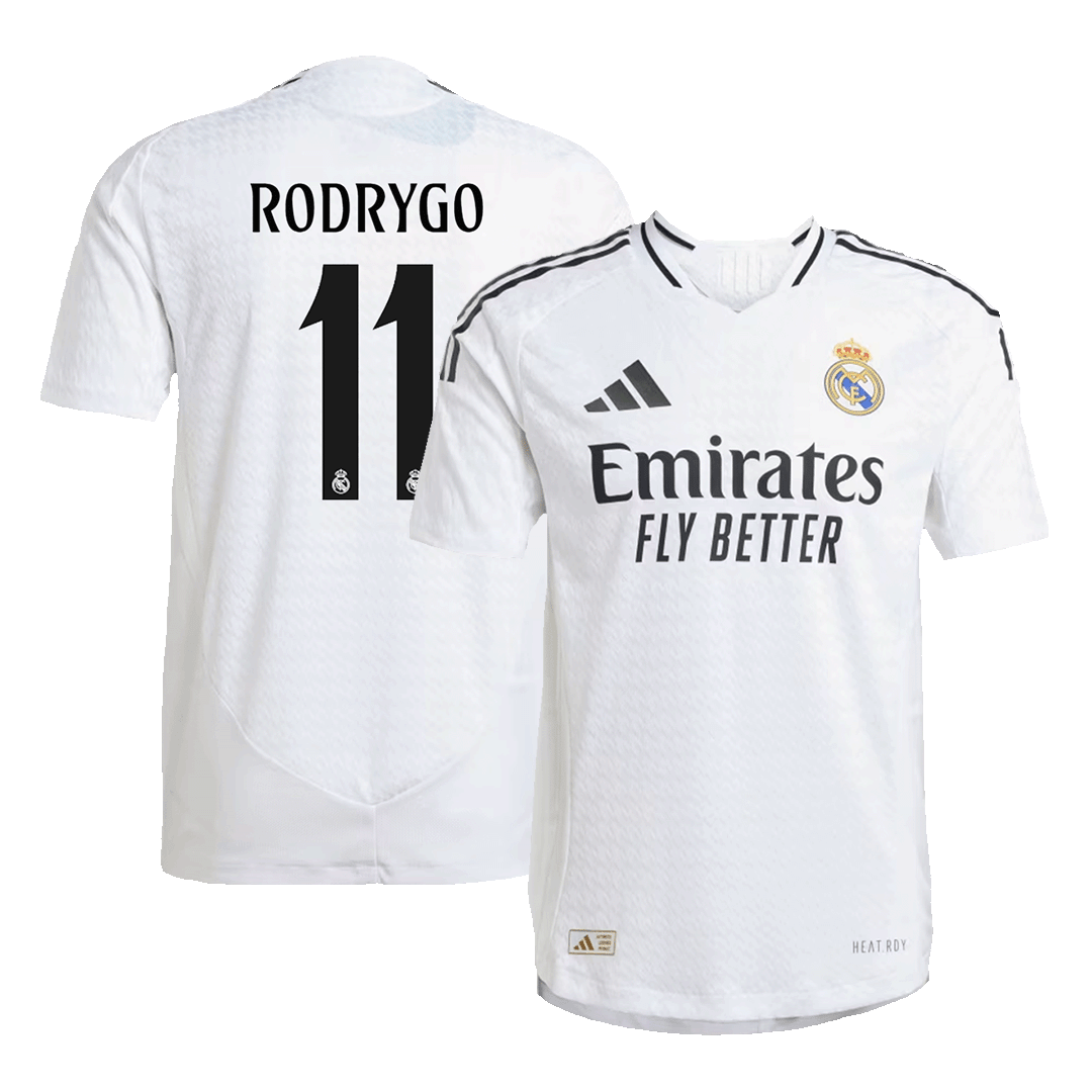 Real Madrid RODRYGO #11 Home Jersey Authentic - Football Shirt | SmartJerseys | Official Quality
