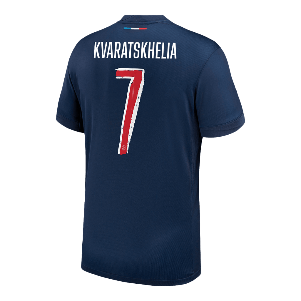 Camiseta de fútbol local PSG KVARATSKHELIA #7 2024/25 - Edición UCL
