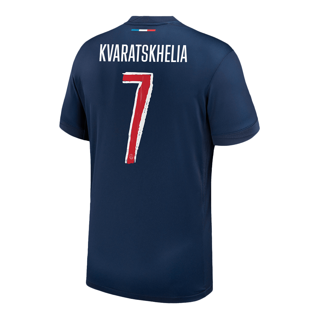 Camiseta de fútbol local PSG KVARATSKHELIA #7 2024/25 - Edición UCL