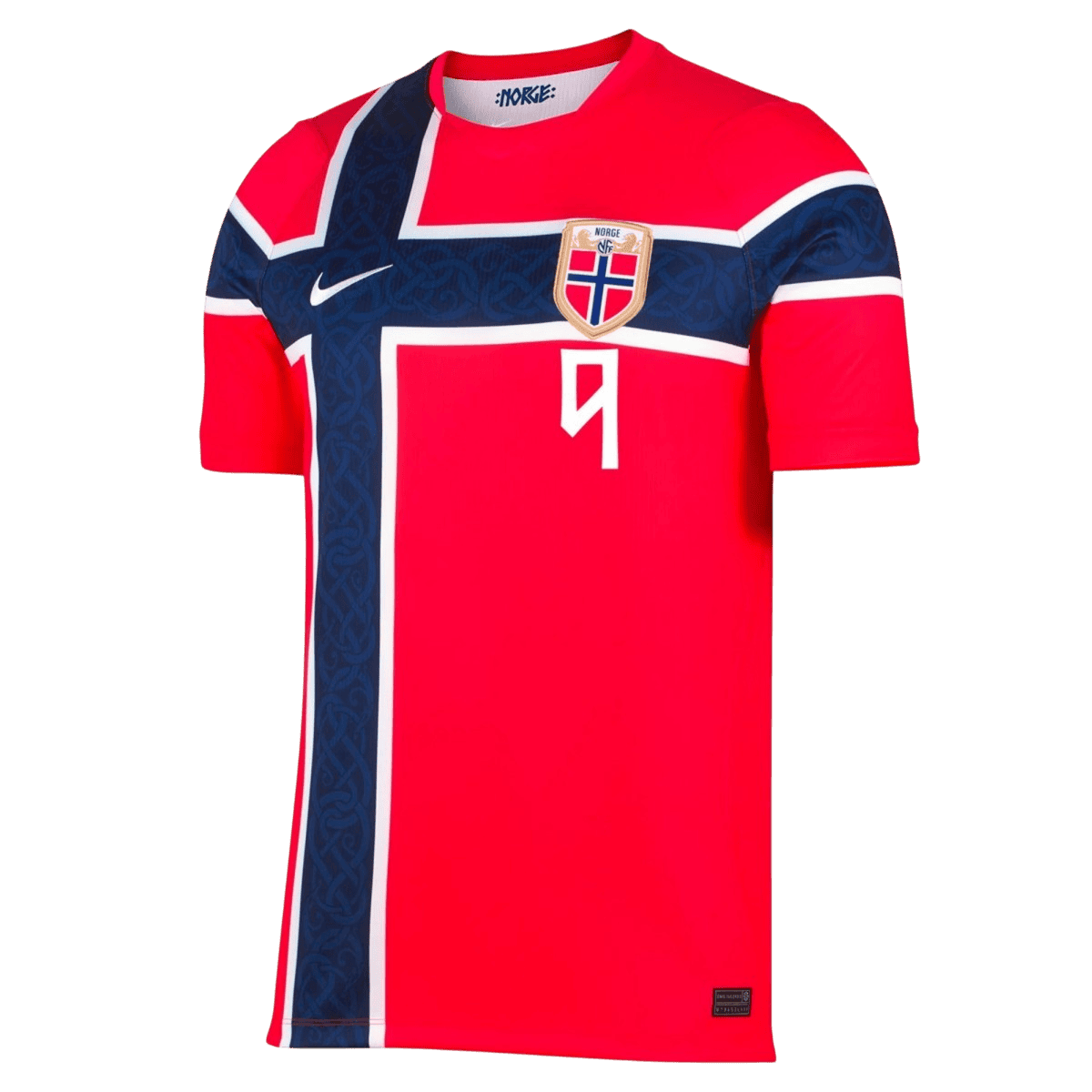 Norway BRAUT HAALAND #9 Home Soccer Jersey Authentic 2026