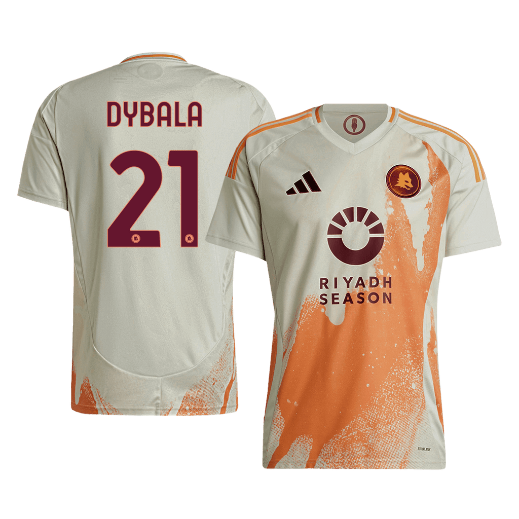Roma DYBALA #21 Away Soccer Jersey 2024/25 - Football Shirt | SmartJerseys | Official Quality