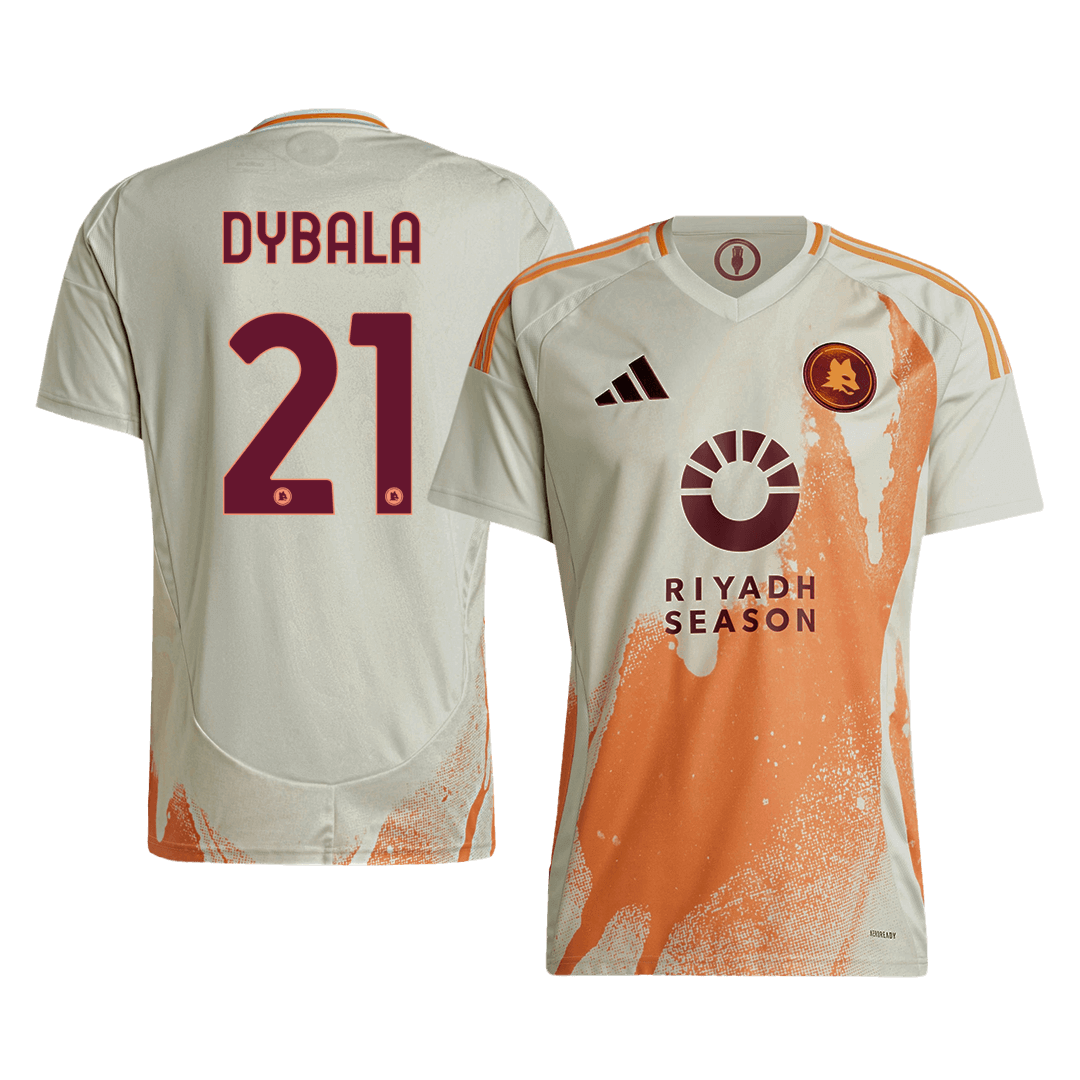 Roma DYBALA #21 Away Soccer Jersey 2024/25 - Football Shirt | SmartJerseys | Official Quality