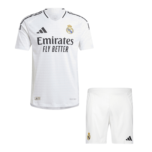 Real Madrid Home Soccer Jersey Kit Authentic 2024/25 (Jersey+Shorts) - Football Shirt | SmartJerseys | Official Quality