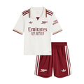Kid's Arsenal Third Away Soccer Jersey Kit 25/26 White - Football Shirt | SmartJerseys | Official Quality
