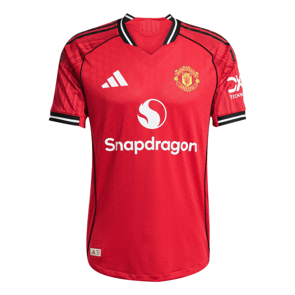 Authentic Manchester United Home Soccer Jersey 2025/26 Red - Football Shirt | SmartJerseys | Official Quality