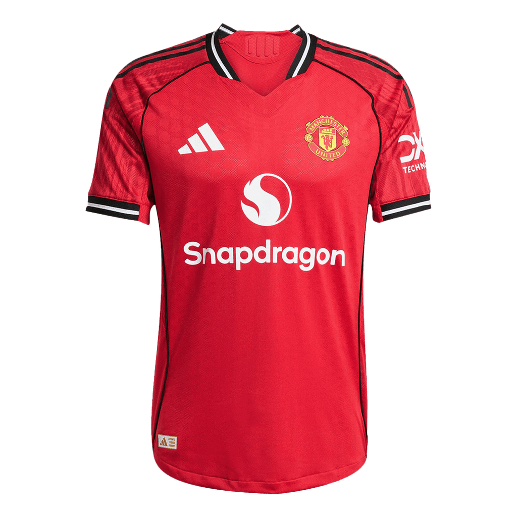 ŠEŠKO #30 Authentic Manchester United Home Soccer Jersey 2025/26 Red